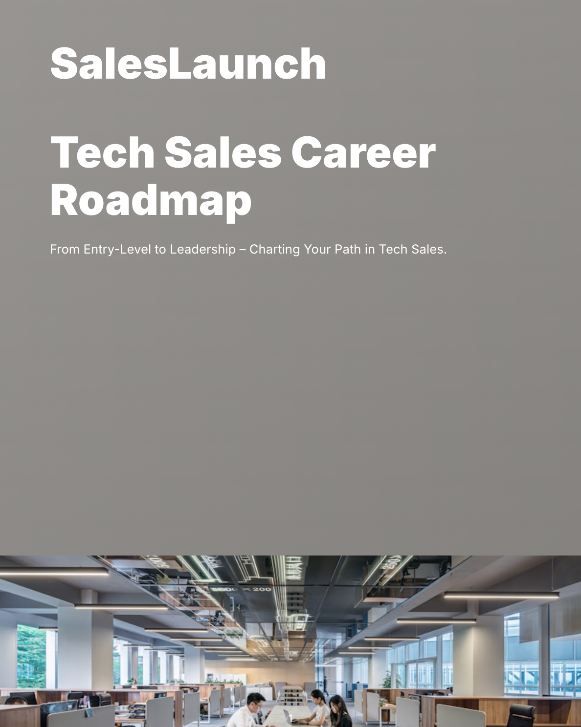 Tech Sales Career Roadmap